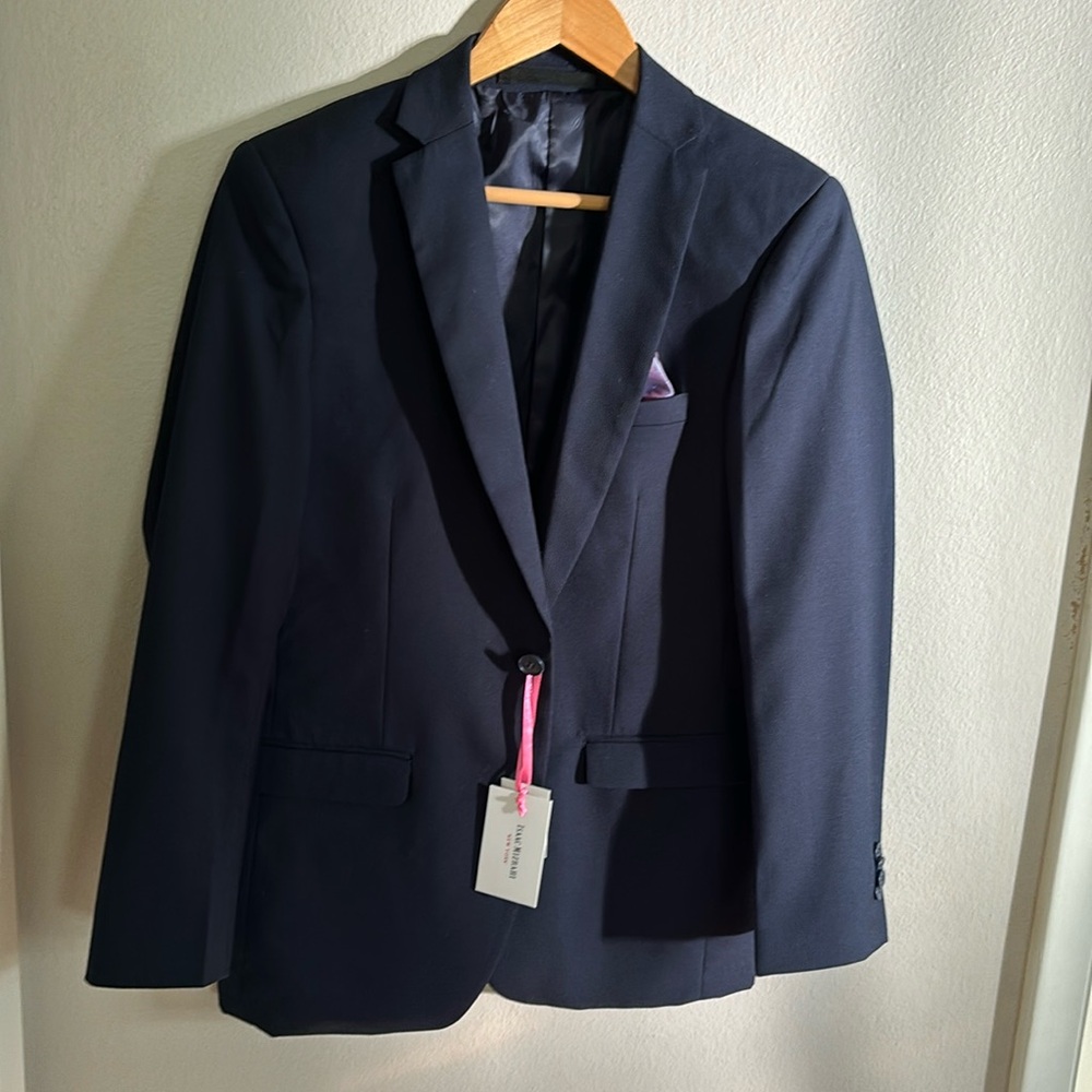 NWT Isaac Mizrahi Classic Boys Navy Blazer